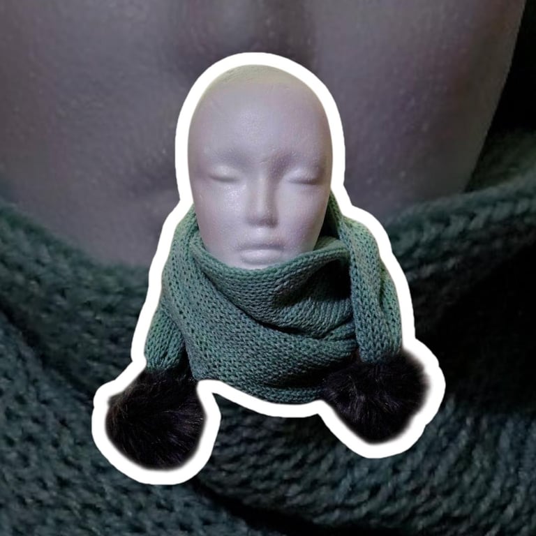 Winter Scarf (handmade) Approx 80"