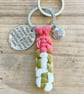 Beach Keyring. Knotted Keyring. Paracord Style Keyring. Charm Keyring. Keyrings. - Image 1