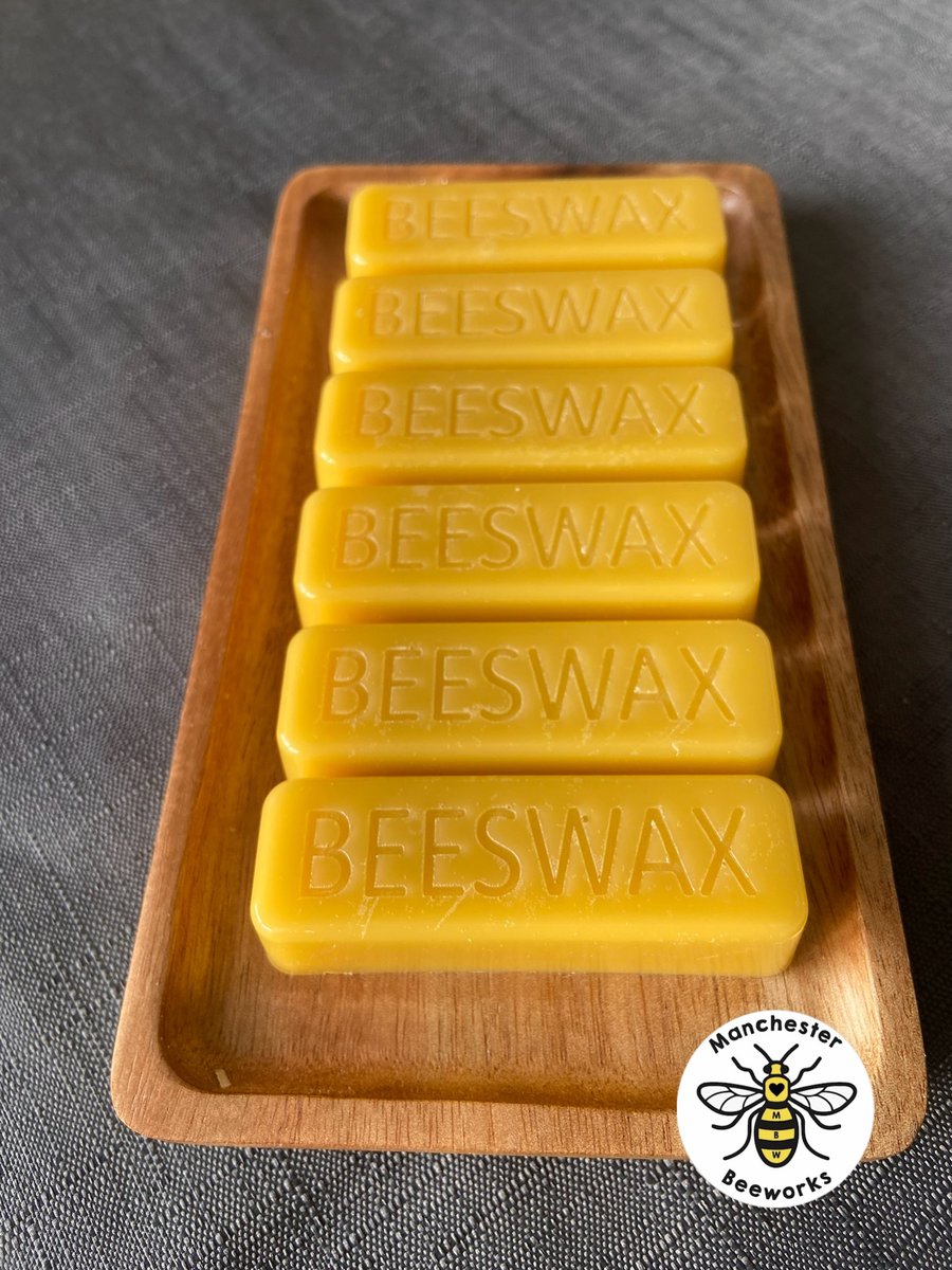 6 Beeswax Blocks Bars 100% Filtered Natural Organic Beeswax for Crafts etc