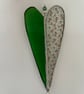 Stained Glass Long Heart suncatcher decoration  - Image 3