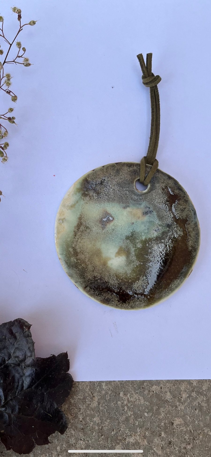 Portal Glazed Porcelain Christmas Tree Decoration Ornament Winter Woodland Glaze