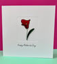 Wire Lily - Mother's Day Card - Birthday Card - Thank you Card - Easter Card - Image 7