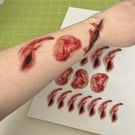 Wound stickers for First Aid Training