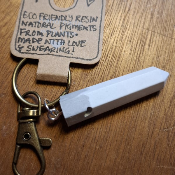 Handmade Eco Friendly Resin Keyring