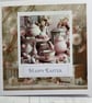Holidays  Easter Card Afternoon Tea by Carolee Crafts PB6 - 0024 - Image 1