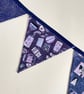 Blue Christmas Bunting - large - reversible  - Image 2