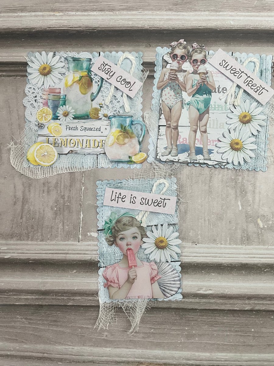 Card Toppers Summer Holiday BEACH by Carolee Crafts CS 0003