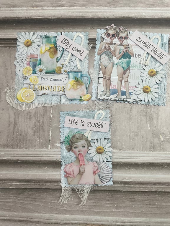 Card Toppers Summer Holiday BEACH by Carolee Crafts CS 0003