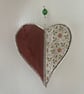 Stained Glass Two Tone Heart Suncatcher Decoration  - Image 3