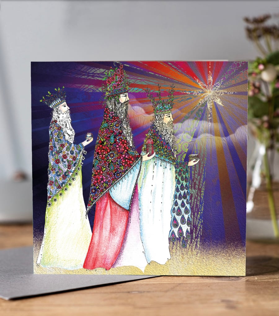 3 Kings  Greeting card