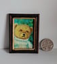 Teddy Bear in a Jumper Miniature Oil Painting  - Image 4