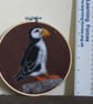 Needle felt picture of a Puffin - One of a Kind
