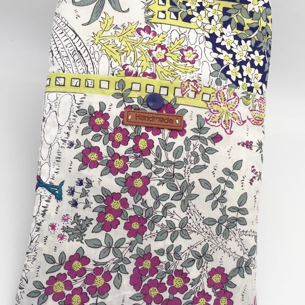 Book Sleeve - MEDIUM 9-9.5 X 6 inches (approx) - Chinese Garden
