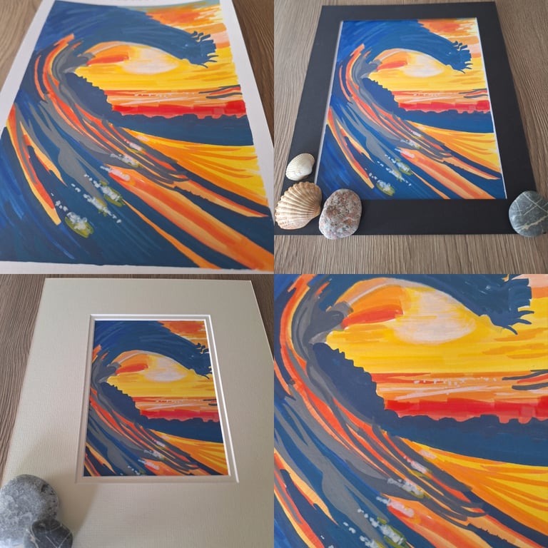 Summer surf sea