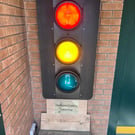 Upcycled traffic light