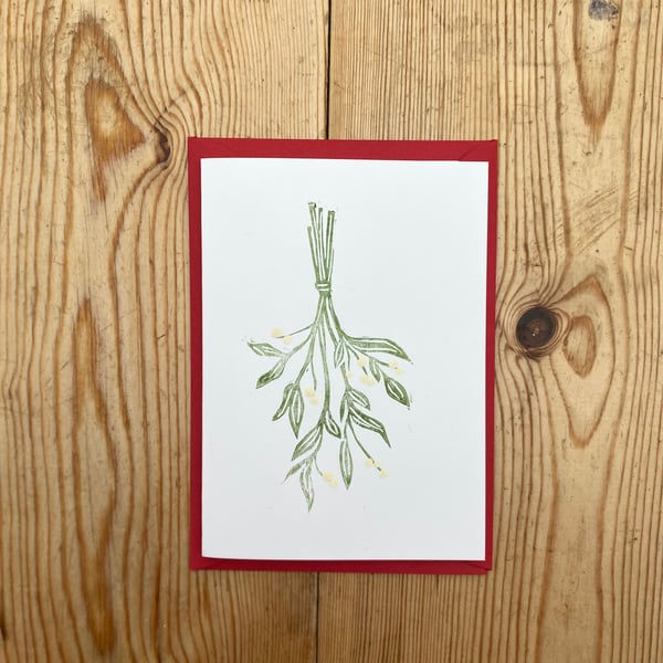 Pack of 5 Cards - Mistletoe