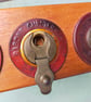 Vintage Tape Measure Key and Letter Rack 11 - Image 3