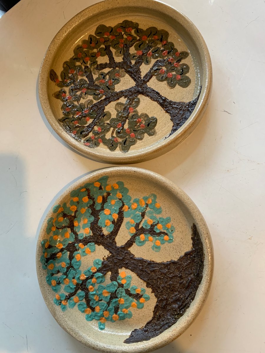 Decorative Tree Design Plate
