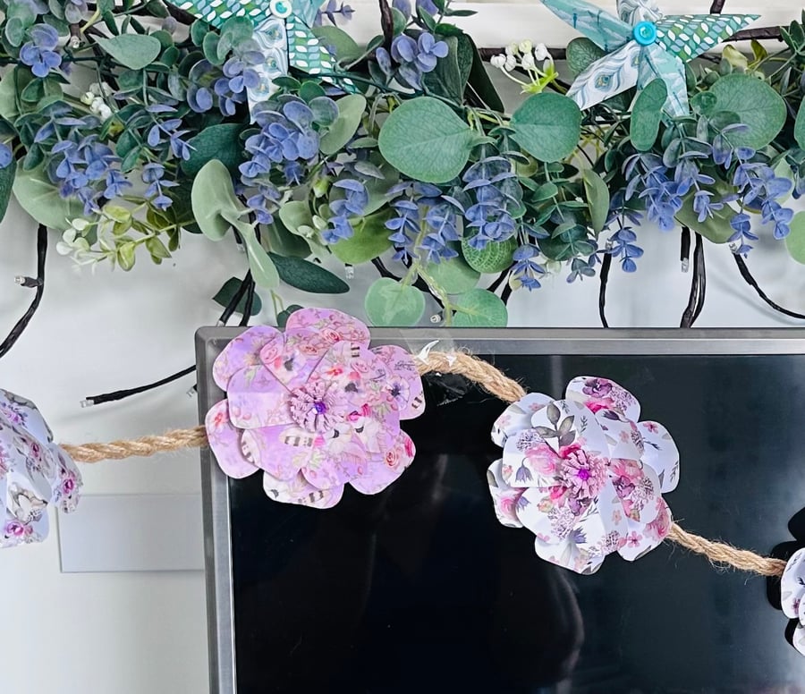 Handmade Flower Bunting
