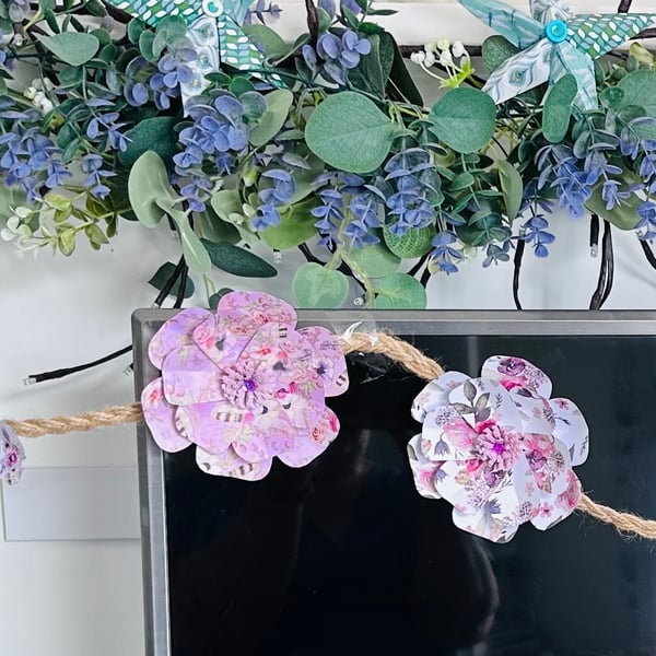 Handmade Flower Bunting