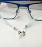 Pastel Green & Glass Eye Glass Chain - Image 2