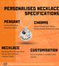 Childs Personalised Name Necklace with Star Charm and Birthstone - Free Delivery - Image 7