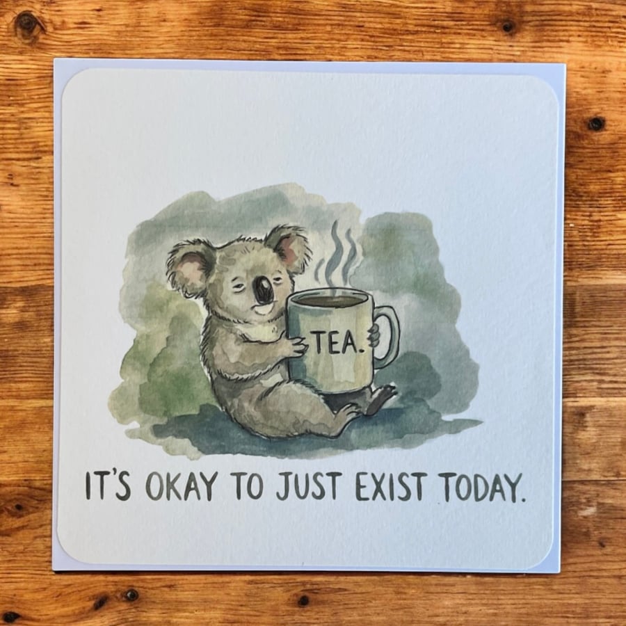 Thinking of You Koala Mental Health Support Greetings Card