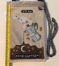 Embroidered Tarot inspired - The Coffee - Velour  - Image 2
