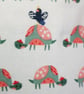 Reusable fabric gift bag: happy tortoises  - Image 2