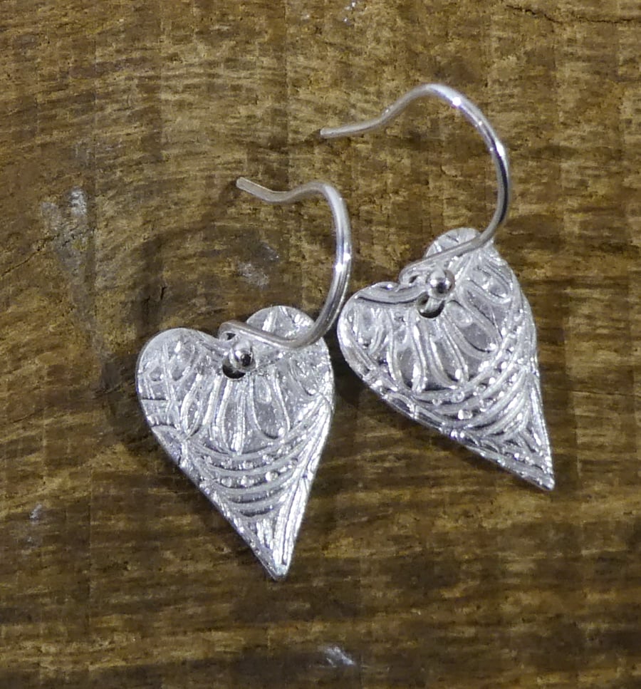 Silver earrings