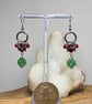 “Crimson & Clover” inspired Earrings  - Image 2