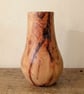 Hand Turned Yew Wood Vase – Natural Edge Features – Unique Handmade Wooden Vase - Image 1
