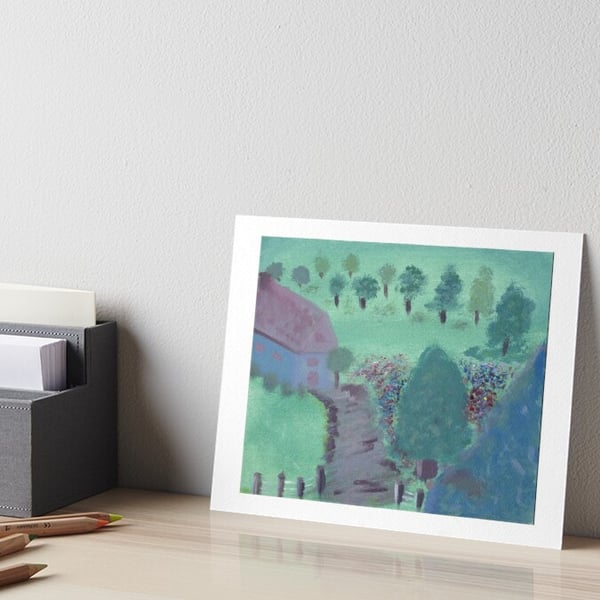 A house in the mountains