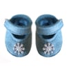 Reserved for Ali - Blue Snowflake Shoes
