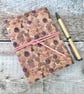 Cork Journal Notebook with Pink and Purple Bubbles - Image 1