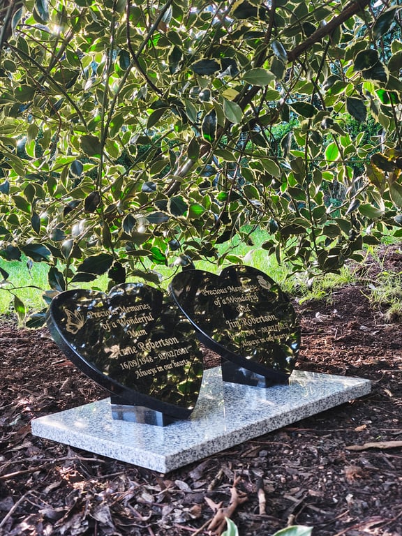 Memorial Grave Stone  Flat Granite Cemetery Headstone Personalised Grave Plaque