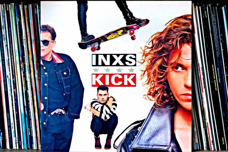 INXS Kick LP Album Front Cover Photograph Print