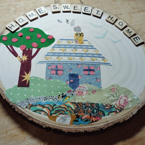 Wooden wall art Home sweet home