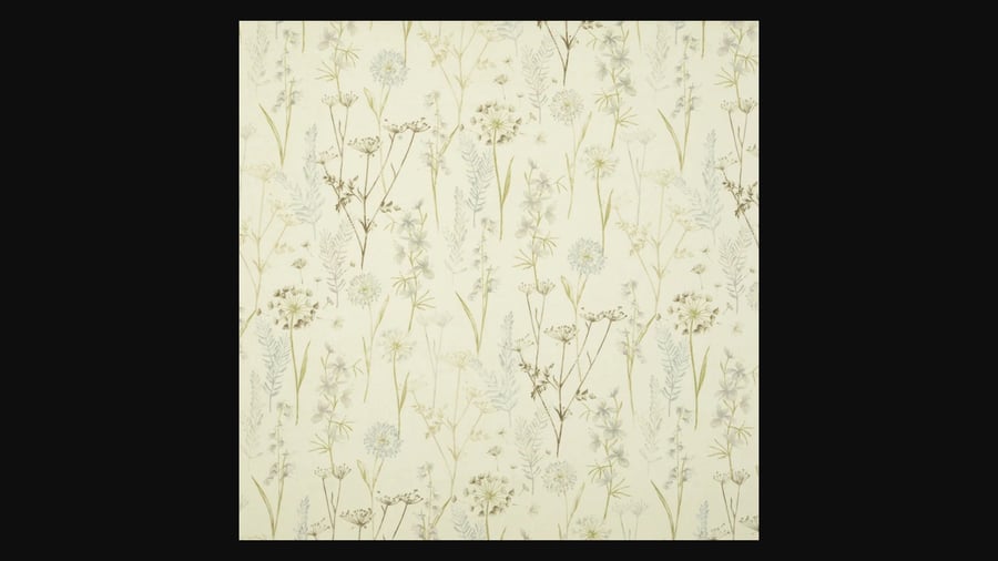 Wild Flower Tablecloth 135cm ROUND Wedgewood 4 napkins