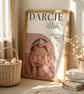 Personalised Baby Photo Print - Newborn Birth Stats - Nursery Wall Art Gift - Image 2