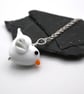 glass seagull pendant necklace - large - Image 3