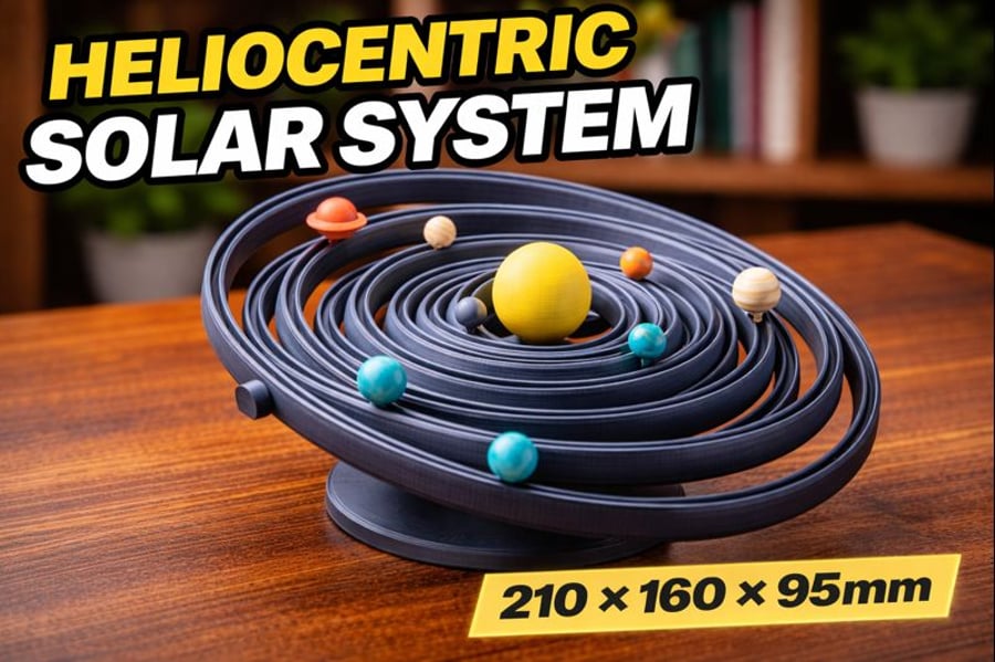 Heliocentric Solar System - 210 - 160 - 95mm