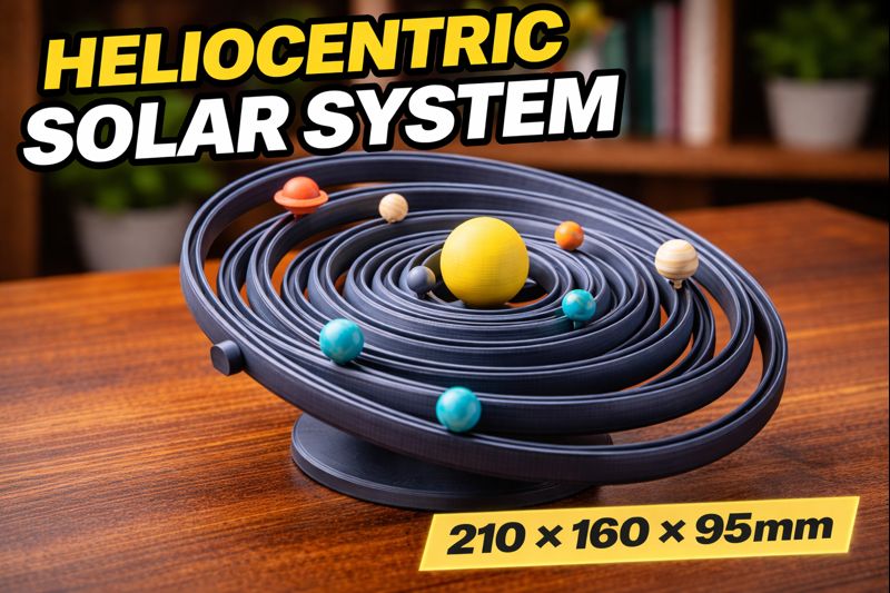 Heliocentric Solar System - 210 - 160 - 95mm