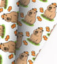 Cute Capybara wrapping paper - Image 3