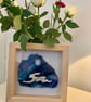 Leaping hare felt and sculpture artwork - Image 2