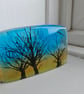 Trees and Sky - small glass standing ornament - Image 2