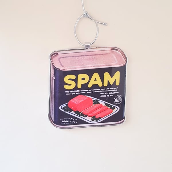 Tin of spam decoration