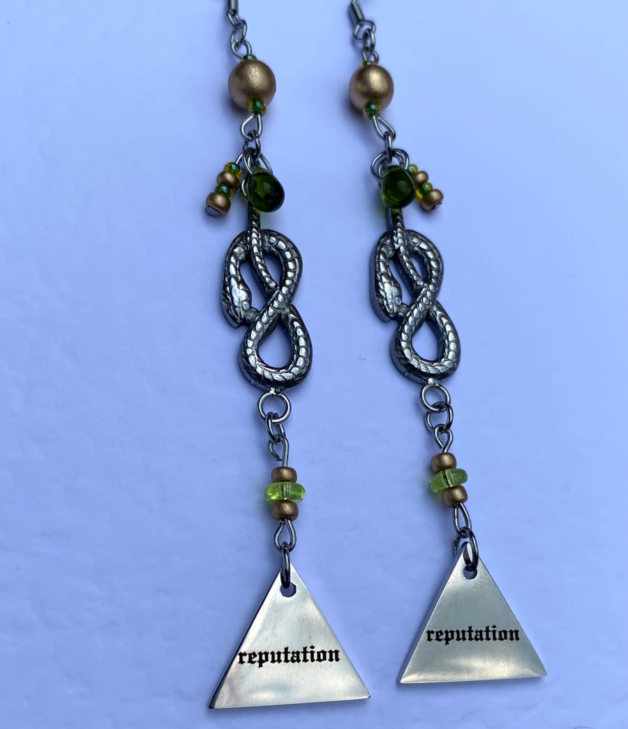 Reputation - Taylor Swift inspired Earrings 