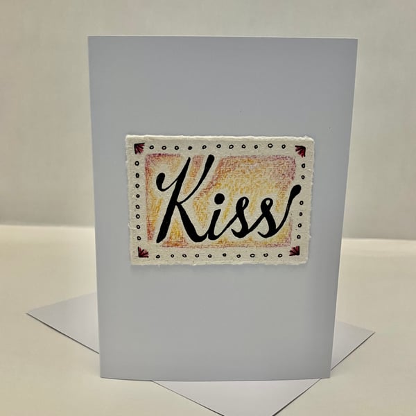 Kiss Greeting Card