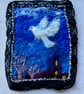 Lovely Little Dove in a landscape felted painting  - Image 2